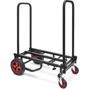 Pyle Adjustable Professional Equipment - Compact 8-in-1 Folding, Foldable and Lightweight, Hand Truck/Dolly/Platform Cart, Extends Up to 27.52'' to 44.25'' - Pyle PKEQ48