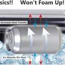 HICE Drink Chiller Rapid Beverage Cooler - Hyper Spin Instant Can & Bottle Cooler, No Batteries, Iced Frost Cooling for Soda, Beer & Water, Mini Universal Drink Cooler, Fast & Coldest Freeze (Black)