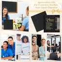 Thenshop 5 Pcs Employee Appreciation Gift Christmas Office Gifts Journal with Pen Difference Maker Inspirational Leather Notebook 3 Ballpoint Pens Box Thank You Gift for Coworker Staff Teacher(Black)