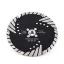 Diamond Granite Blade 6" Diamond Turbo Cutting Blade with 5/8"-11 Flange for Marble Granite Pavers Concrete Dry Cutting