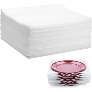 12x12 Foam Wrap Sheets for Packing Moving Supplies, Cushion Foam Wrap Packing Foam for Dishes, China, Glassware 50 Pack