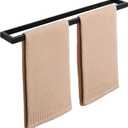 Alise Bath Towel Bars,20 Inch Towel Holder Towel Racks for Bathroom and Lavatory,SUS304 Stainless Steel Hand Towel Hanger Rail Wall Mount, Matte Black GJF050-B