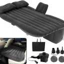 VaygWay Truck and Car Air Mattress  Backseat Air Bed with Pump Kit for Car Portable Back Seat Travel Mattress  Camping Vacation Blow up Bed Cushion - Sleeping Pad with 2 Pillows - Universal Fit