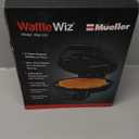 Mueller Heart 5 Waffle Maker, Waffle Iron, Adjustable Browning Control & Nonstick, Cool Touch Handle, Easy to Clean, Small Kitchen Appliances
