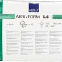 Abena Abri-Form Comfort Plastic-Backed Briefs, Level 4, (Medium To Large Sizes) Large, 12 Count