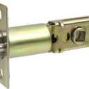 Geesatis Adjustable Deadlatch 2-3/8" or 2-3/4",45°Rotation Entry Door Lock Replacement Latch,Smart Door Lock Deadlatch,Golden,Pack of 1