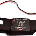 100A ESC 3-6S Electric Speed Controller 5v/6v/7.4v 5A BEC with XT90 & 4.0mm Bullet Plugs for RC Drone Airplane Brushless Motors