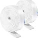 Felt Strips with Adhesive Backing, Adhesive Felt Strips, 2 Felt Rolls 1"x 60" White, Felt Tape with Adhesive Backing