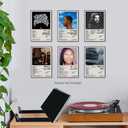 Lidy Set of 6 Drake Poster Music Album Cover Posters Set Merch Wall Art Decor Canvas Poster Gifts 8x12 inch (20x30cm, Unframed)