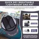 Mesh Short Brim Hats for Men Breathable Baseball Cap Summer Quick Dry Sports Trucker Hats Flat Brim Cooling Dad Hats (Mg-xhfydy2507-white)