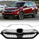 Front Bumper Grille For 2017-2019 Honda CRV With Headlight Molding