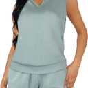 CUTUBLY Women's 2 Piece Sets Casual Loose Rompers Short Pants Lounge Sets Summer Jumpsuits Tracksuit, M