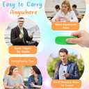 16 Pcs Sensory Worry Stones Textured Anxiety Stones Sensory Tools for Adults Stress Relief Items Autism Gift (Rectangle)