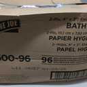 Genuine Joe - GJO2550096 2-ply Standard Bath Tissue Rolls (Pack of 96 Rolls), 3.5" x 4", 500 Count