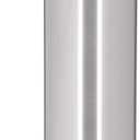 San Jamar Large Pull-Type Cup Dispenser Fits 12 - 24 Oz. Cups with Flip Cap for Restaurants, Dining Halls, and Fast Food, Stainless Steel, 23.5 Inches, Silver