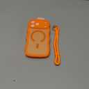 3 in 1 Magnetic for iPhone 17 Pro Max Case, Cute Wavy [Full Camera Protection][Fit for MagSafe] 1X Screen Protector+1X Wrist Strap, Anti-Slip Trendy Women Girly Case for iPhone 17 Pro Max 6.9", Orange