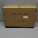 MALACASA 4.4 QT Baking Dish with Rack, 9x13 Large Casserole Dish for Oven, Ceramic Baking Pan with Rack, Rectangular Lasagna Pan Deep with Handles for Baking, Durable Microwave Oven Safe, White