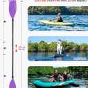 Kayak Paddle Carbon Fiber Shaft and Reinforced Nylon Blade, Adjustable Kayaking Oars, 3 Piece, 230-250 cm/90-98 Inches,210-230 cm/82-90 inches