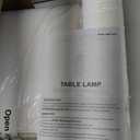 25'' Table Lamp White Table Lamps Modern Ceramic Lamps for Night Stand - Dimmable Bedside Lamps for Nightstand, Bedroom Lamp for Living Room Desk End Table Office Guest Room