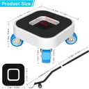 New Upgrade Furniture Sliders, Furniture Dolly with 360 Rotatable Wheels, Furniture Movers for Moving Heavy Duty Sofa, Bed, Load Capacity Up to 900lb
