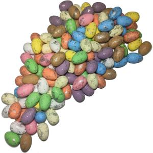 100 Pcs Sparkling Foam Easter Eggs 1.8 X 2.5cm DIY Fake Egg Artificial Foam Bird Eggs Garden Bird Nest Decor Easter Party Decorations Home Decor