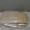 Leather Seat Covers Full Set Universal Water Resistant 3D Foam Back Support, Luxury Comfort Automotive 5 Seat Covers All Season Fit for SUV, Sedan, Van, Airbag Compatible Elegance (Beige)