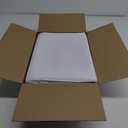 sancua White Tablecloths for 6 Foot Rectangle Tables, 6 Pack - Washable Polyester Fabric Table Cover for Wedding Wedding, Birthday Party, Banquet Reception, 54x108 Inch