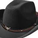 EIELO Cowboy Hat for Men Women Western Cowboy