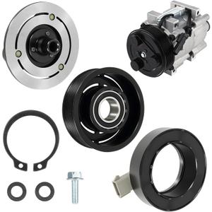 HS18 Air Conditioner AC Compressor Clutch Kit, Compatible with 2006-2009 Dodge Ram 2500 3500 (5.9L), 2007-2009 Ram 2500 3500 (6.7L), 2008-2010 Ram 4500 5500 (6.7L)