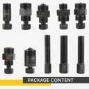 Motorcycle Flywheel Puller Set | 10PCS Universal ATV Motorcycle Repair Tool for Motorcycle Bikes, Honda, Suzuki, Bosch, Kawasaki, Ducati, Yamaha Flywheel