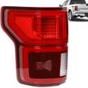 Nakuuly LED Tail Light with Blind Spot Compatible With Ford F150 2018 2019 2020 Left Driver Side Taillight Rear Brake Lamp Signal Assembly # KL3Z13405B (Module NOT Included)