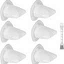 HNVCF10 Replacement Filters, Compatible with Black and Decker Dustbuster Hand Vacuums HNVC215B10, HNV215B12, HNVC215BW52, HNVC115J06, HNVC115B22, HNVC220BCZ01, HNVC220BCP07 Filter (6 Pack)