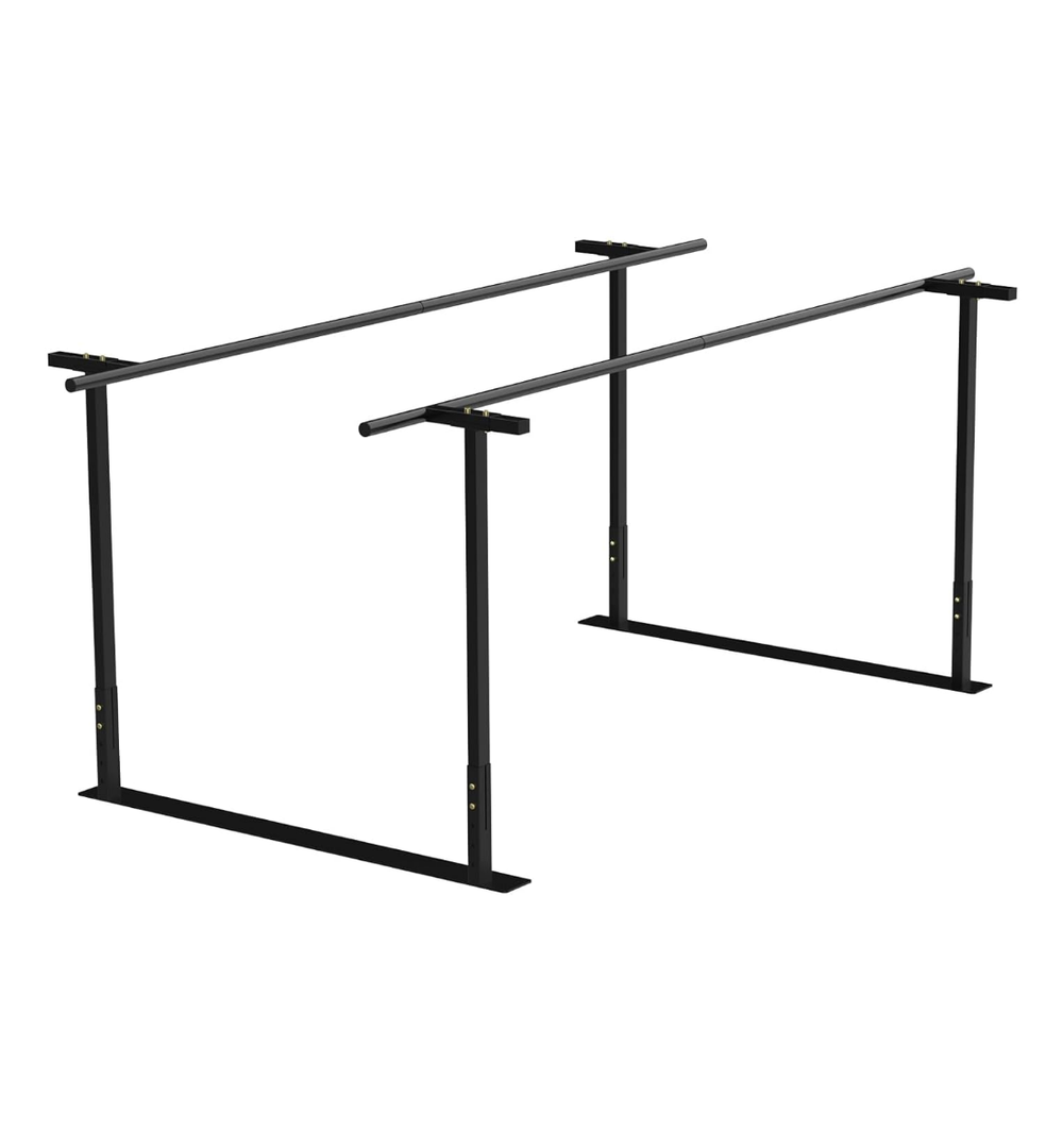 Physical therapy parallel bars, Walking assist bar for rehab & walking balance issues, Adjustable height & width (8FT)