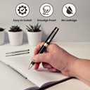 Pen Savings Combo Pack, Genuine Sheaffer Ballpoint Pen Refills, 5 Pack, K Style, 99324, Medium Point (Blue)