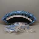 40" Fitness Mini Trampoline with Adjustable Handle Bar, 330lbs Foldable Bungee Rebounder for Adults and Kids, Stable & Quiet Exercise Rebounder Indoor Workout