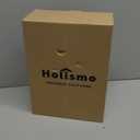 PERFNIQUE Magnetic Lint Bin for Laundry Room with Lint Brush, Wall Mounted Lint Holder Trash can with lid for Dryer, Modern Farmhouse Rustic Metal Laundry Room Storage Organization and Decor(Black)