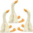 3pcs Goose Stuffed Animal - 15.7" Swan Stuffed Toy, Soft Smooth Goose Plush Toys, Cute Duck Stuffed Animal Toy, Goose Pillow Plush for Kids Boys Girls Sleeping Room Party Favors Gifts