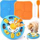 Advanced Dog Puzzle Toys for IQ Training & Mental Stimulation, Dog Lick Mat with Suction Cups for Anxiety Relief and Keeping Them Busy