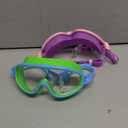 Kids Goggles for Swimming 2 Pack No Leaking Anti-Fog Outer Eye Fit with Wide View UV Protection Crystal Clear Watertight Swim Goggles with nose cover Suitable for Children Youth Boys Girls Age 3 to 14