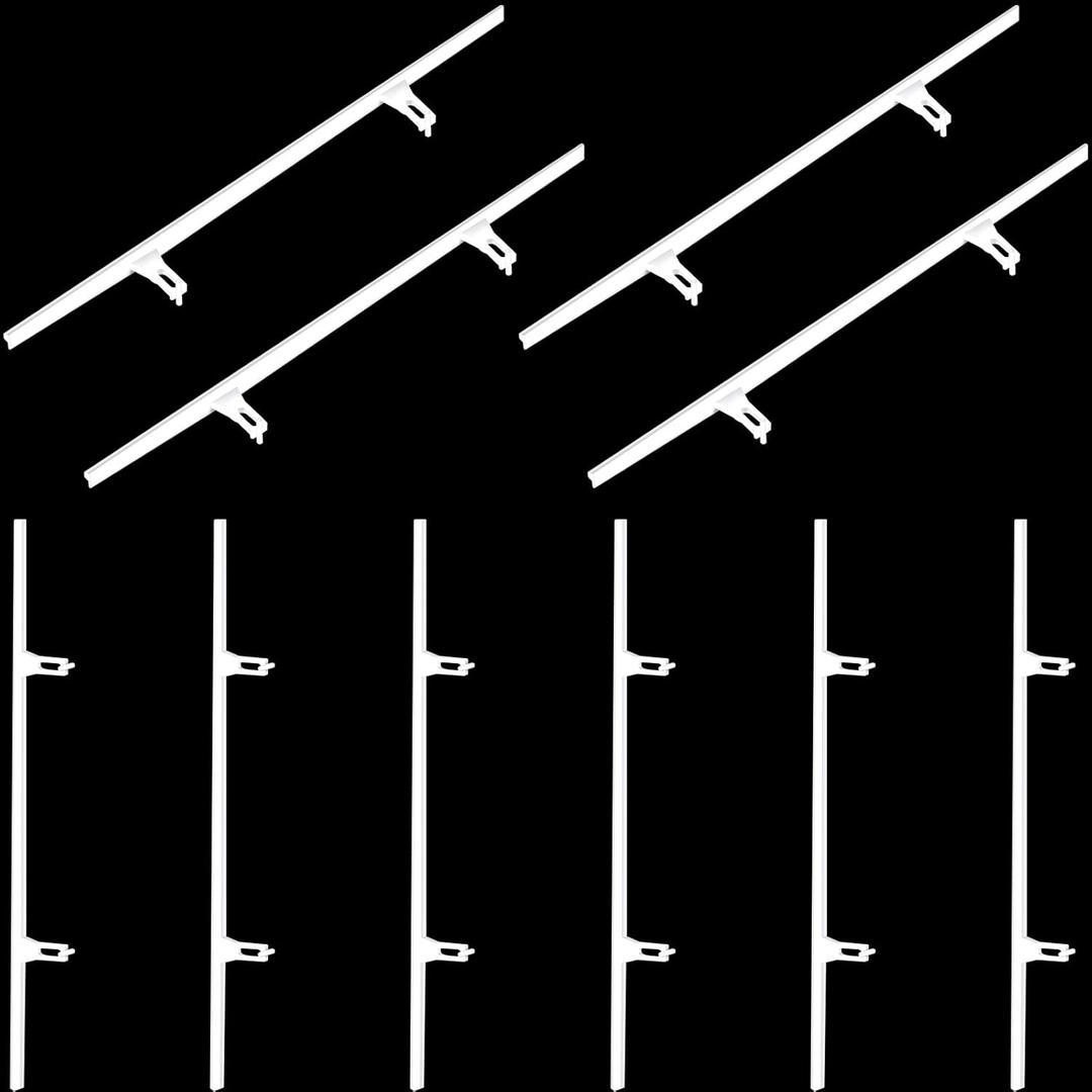 10 Pcs Shutter Repair Slider Connector Plantation Shutter Repair Kit Plantation Shutter Replacement Parts Vinyl Shutter Vane Connector, 2 Connect 3.25" Center Spacing