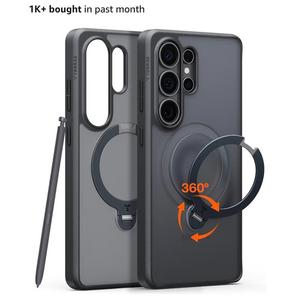 TORRAS Ostand Q3 Air for Samsung Galaxy S26 Ultra Case with 360 Magnetic Stand, Fit for MagSafe, Airbag Cushion, Mil-Grade Drop Tested, Shockproof Phone Case for S26 Ultra 6.9", Violet Surge