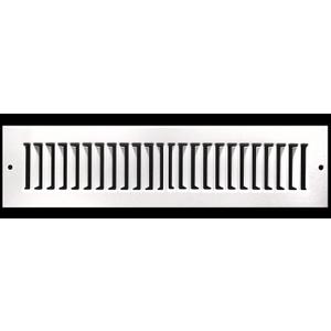 2x12 Return Air Vent Cover Grille for Toe Kick Duct Opening - Register Vent Grill by HVAC Premium - White - Overall Size: 3.5" x 13.5"