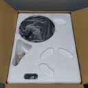 ZMISHIBO 52 Inch Ceiling Fan with Light, App&Remote Control, Flush Mount Low Profile, Dimmable 20W LED Light, Quiet Reversible Motor for Bedroom, Living Room, Apartment, Black