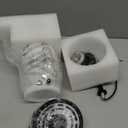 Black Wall Sconce Light: Modern Wall Sconces Indoor, LED Wall Light Fixtures with E26 Base and Clear Glass Shade, Sconces Wall Lighting for Hallway, Bedroom, Living Room, and Mirror (1 Pack)