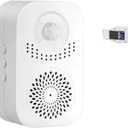 Welcome Doorbell Motion Sensor, Recordable Voice Doorbell, Infrared Motion Detector, Customizable Voice Message, Door Chime wit Battery For Shop Entrance Home, Customer Entrance Notification