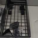 Under Sink Organizer, 2 Tier Under Sink Organizers and Storage, Adjustable Height, Slide Out Metal Cabinet Organizers, Pull Out Cabinet Storage Drawer Shelf for Kitchen Bathroom Black, 2 Pack