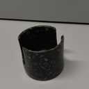 Sponge Holder for Kitchen, Ceramic Sink Caddy Scrub Sponge Rack Dish Rack Scrubbers Holder for Kitchen Sink, Bathroom, Black (Cylindrical)