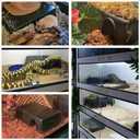 LEOTERRA Large Snake Hides Reptile Hides for Ball Pyhtons Large Snakes Use Humid Hides 13"X8.66"X3.15" (L) Durable and Easy to Clean Can Also be Used as a mole, Hamster, Guinea Pig, Ferret Hideout