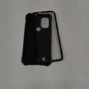 Designed for WIKO Voix Case with [Built-in Screen Protector], Full-Body Protective Shockproof Rugged Bumper Cover Phone Case for WIKO Voix U616AT (Black)