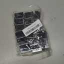 OLYCRAFT 16Pcs Clear Plastic Gift Box For Pin 1.1x1.1x0.4 Inch Black Small Presentation Boxes for Badge Clear Lapel Pin Presentation Display Case for Lapel Pin Gemstone Storage Display